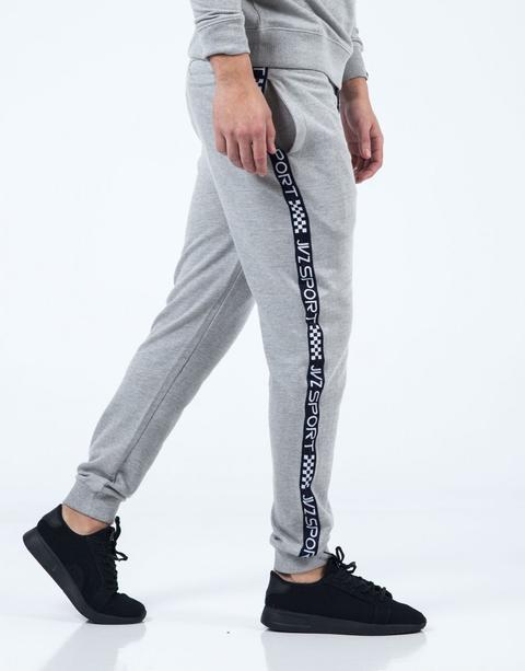 Pantalón Jogging Banda Lateral Gris