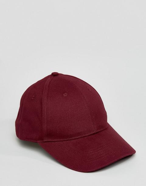 Gorra Burdeos De Asos