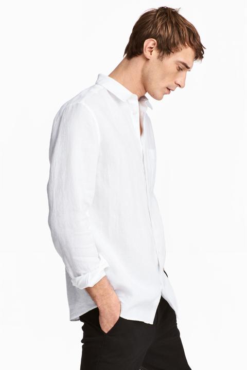 Linen Shirt Relaxed Fit