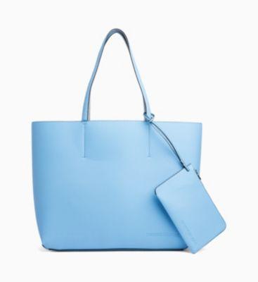 calvin klein blue tote bag