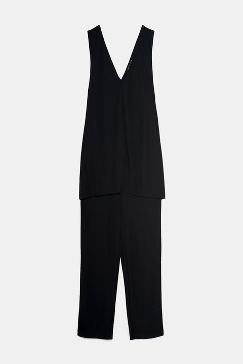 zara long jumpsuit