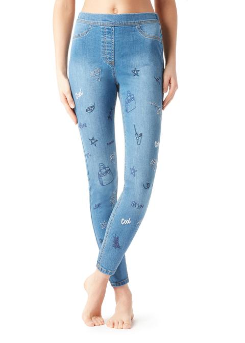 Jeans Ricami All-over