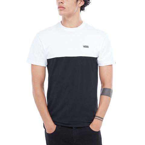 white and black vans shirt