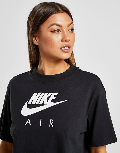 influenza agujero caliente Nike Air Crop T-shirt - Black - Womens de Jd Sports en 21 Buttons
