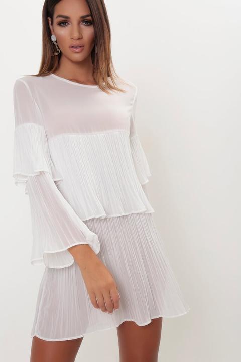 silk patterned dress