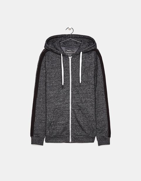 Chaqueta De Felpa Con Cremallera
